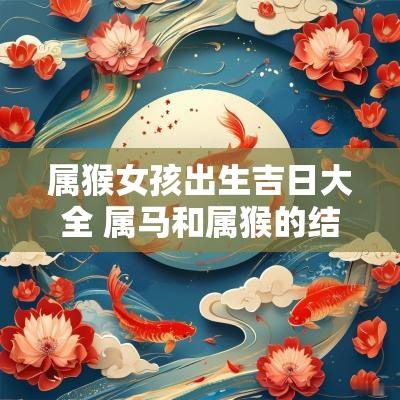 属猴女孩出生吉日大全 属马和属猴的结婚吉日