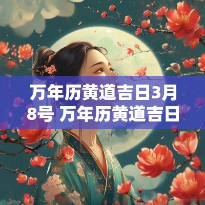 万年历黄道吉日3月8号 万年历黄道吉日3月5号