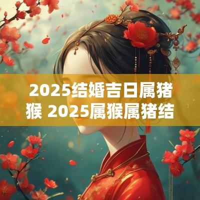 2025结婚吉日属猪猴 2025属猴属猪结婚吉日