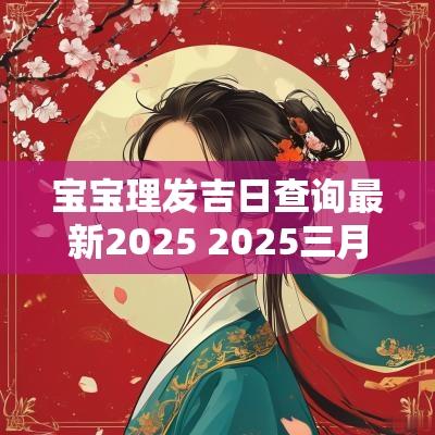 宝宝理发吉日查询最新2025 2025三月理发吉日查询