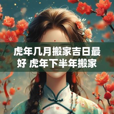 蛇年几月搬家吉日最好 蛇年下半年搬家吉日