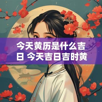 今天黄历是什么吉日 今天吉日吉时黄历查询