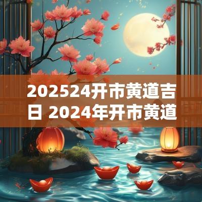 202524开市黄道吉日 2025年开市黄道吉日查询