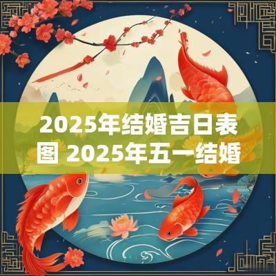 2025年结婚吉日表图 2025年五一结婚吉日