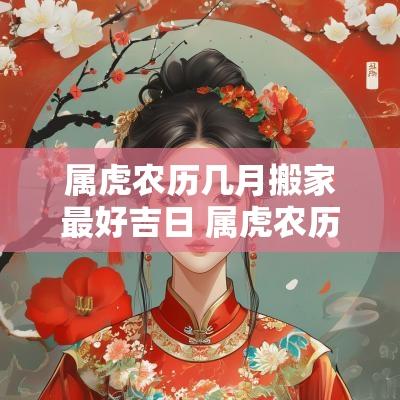 属虎农历几月搬家最好吉日 属虎农历几月搬家最好
