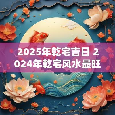 2025年乾宅吉日 2025年乾宅风水最旺的布局