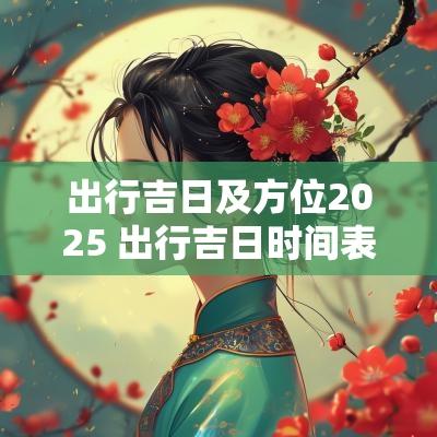 出行吉日及方位2025 出行吉日时间表查询