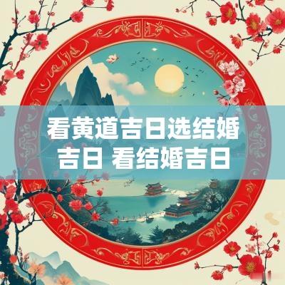 看黄道吉日选结婚吉日 看结婚吉日