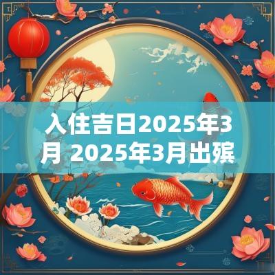 入住吉日2025年3月 2025年3月出殡的吉日