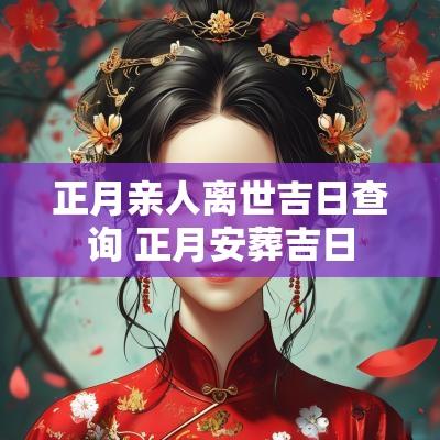 正月亲人离世吉日查询 正月安葬吉日