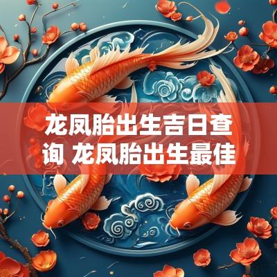龙凤胎出生吉日查询 龙凤胎出生最佳日子