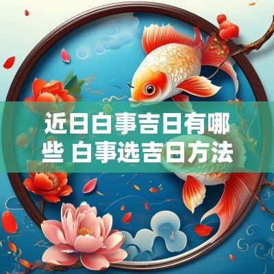 近日白事吉日有哪些 白事选吉日方法