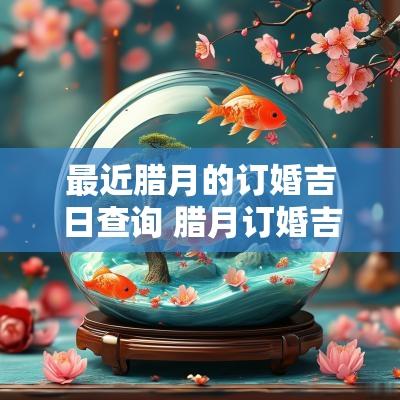 最近腊月的订婚吉日查询 腊月订婚吉日查询表