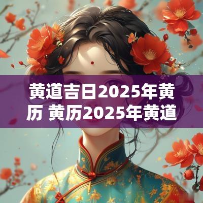 黄道吉日2025年黄历 黄历2025年黄道吉日婚嫁