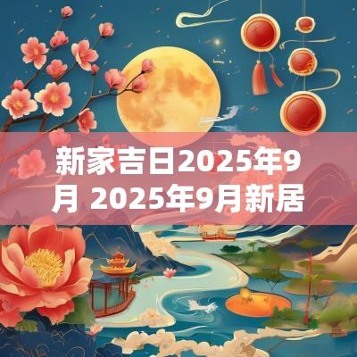 新家吉日2025年9月 2025年9月新居吉日