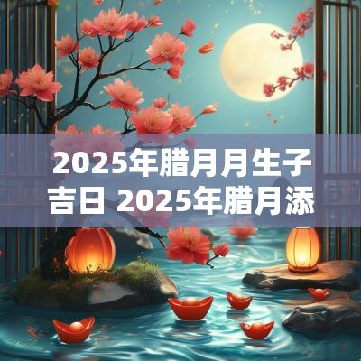 2025年腊月月生子吉日 2025年腊月添丁吉日