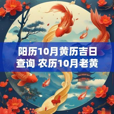 阳历10月黄历吉日查询 农历10月老黄历查询吉日