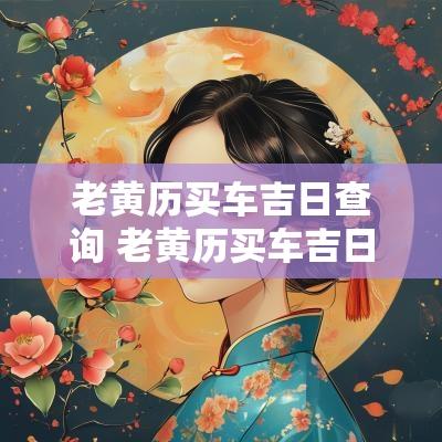 老黄历买车吉日查询 老黄历买车吉日查询一览表