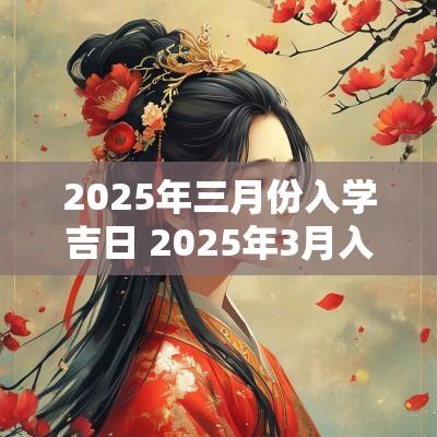 2025年三月份入学吉日 2025年3月入学吉日