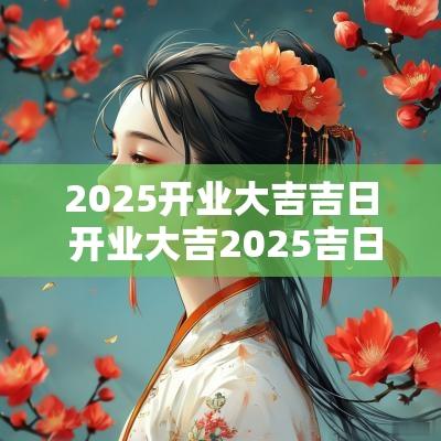 2025开业大吉吉日 开业大吉2025吉日