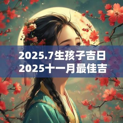 2025.7生孩子吉日 2025十一月最佳吉日