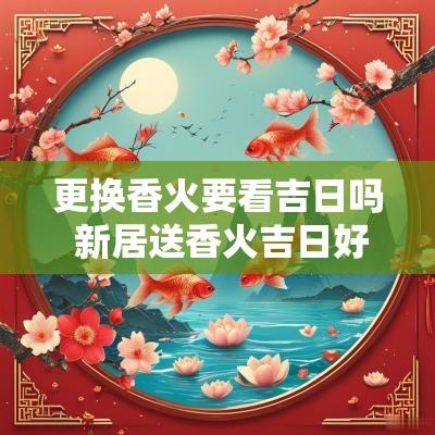 更换香火要看吉日吗 新居送香火吉日好吗