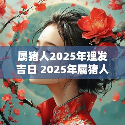 属猪人2025年理发吉日 2025年属猪人提车吉日