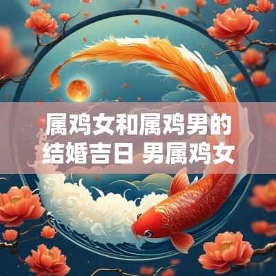 属鸡女和属鸡男的结婚吉日 男属鸡女属鸡结婚吉日