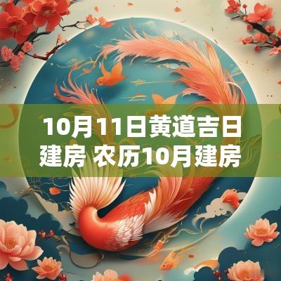 10月11日黄道吉日建房 农历10月建房吉日