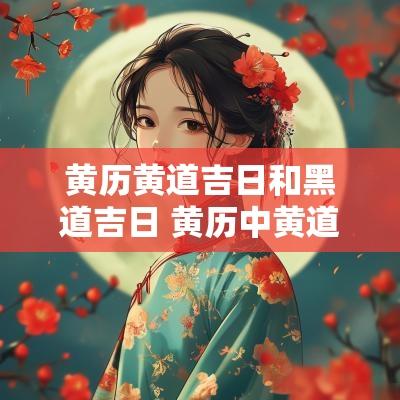 黄历黄道吉日和黑道吉日 黄历中黄道吉日和黑道日可信吗