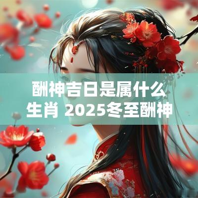 酬神吉日是属什么生肖 2025冬至酬神吉日