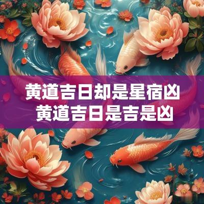 黄道吉日却是星宿凶 黄道吉日是吉是凶