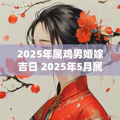 2025年属鸡男婚嫁吉日 2025年5月属鸡男结婚最佳日子