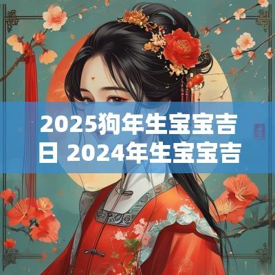 2025狗年生宝宝吉日 2025年生宝宝吉日吉时