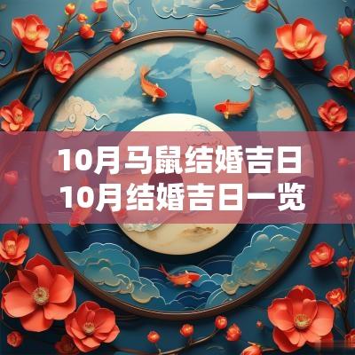 10月马鼠结婚吉日 10月结婚吉日一览表