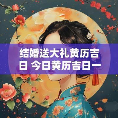 结婚送大礼黄历吉日 今日黄历吉日一览表