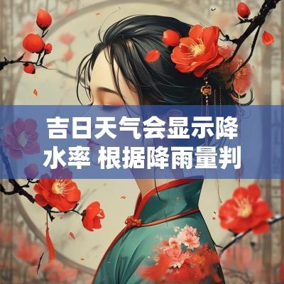 吉日天气会显示降水率 根据降雨量判断天气的趋势