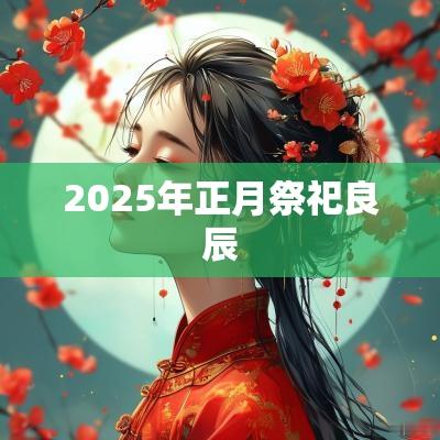 2025年正月祭祀良辰