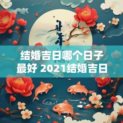结婚吉日哪个日子最好 2025结婚吉日最好的日子