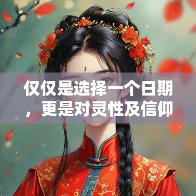 仅仅是选择一个日期，更是对灵性及信仰的一种尊重和追求。在2026年，许多人将会关注哪些日子适合进行佛塔的参拜。吉日不仅标志着外界的幸运，更象征着内心的和谐与安宁。