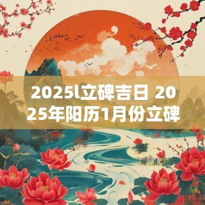 2025l立碑吉日 2025年阳历1月份立碑吉日