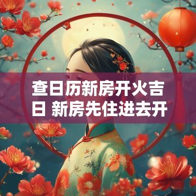 查日历新房开火吉日 新房先住进去开火再选吉日