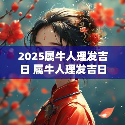 2025属牛人理发吉日 属牛人理发吉日2025年