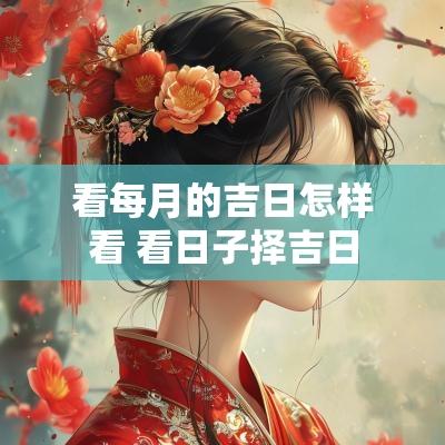 看每月的吉日怎样看 看日子择吉日