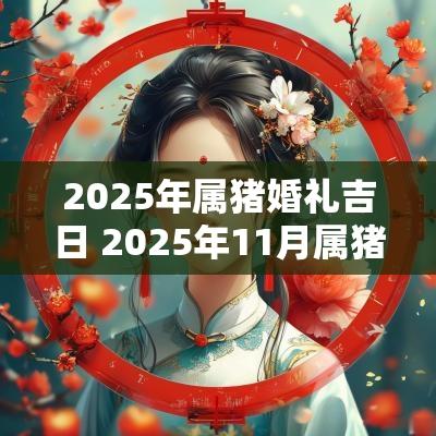 2025年属猪婚礼吉日 2025年11月属猪吉日