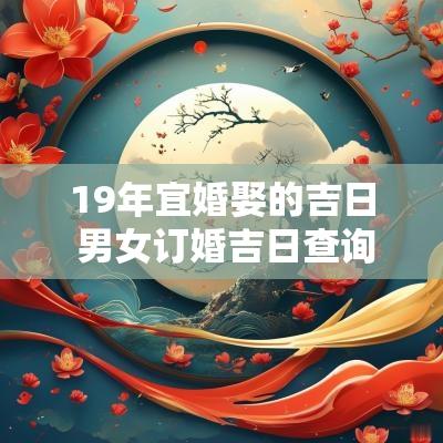 19年宜婚娶的吉日 男女订婚吉日查询大全