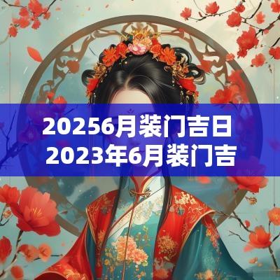 20256月装门吉日 2025年6月装门吉日