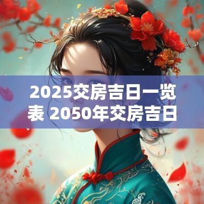 2025交房吉日一览表 2050年交房吉日11月