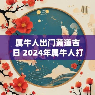 属牛人出门黄道吉日 2025年属牛人打工出门吉日