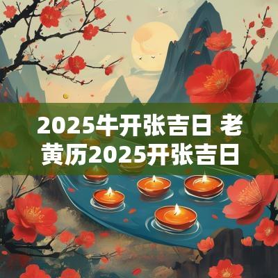 2025牛开张吉日 老黄历2025开张吉日